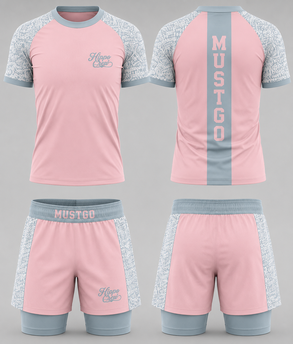 Conjunto salmón masculino