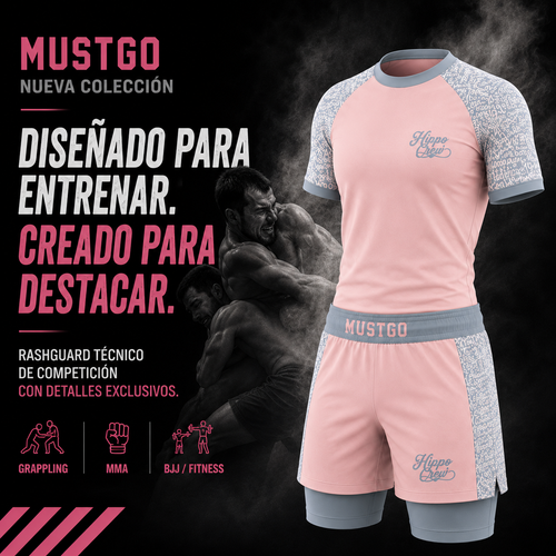 Conjunto salmón masculino